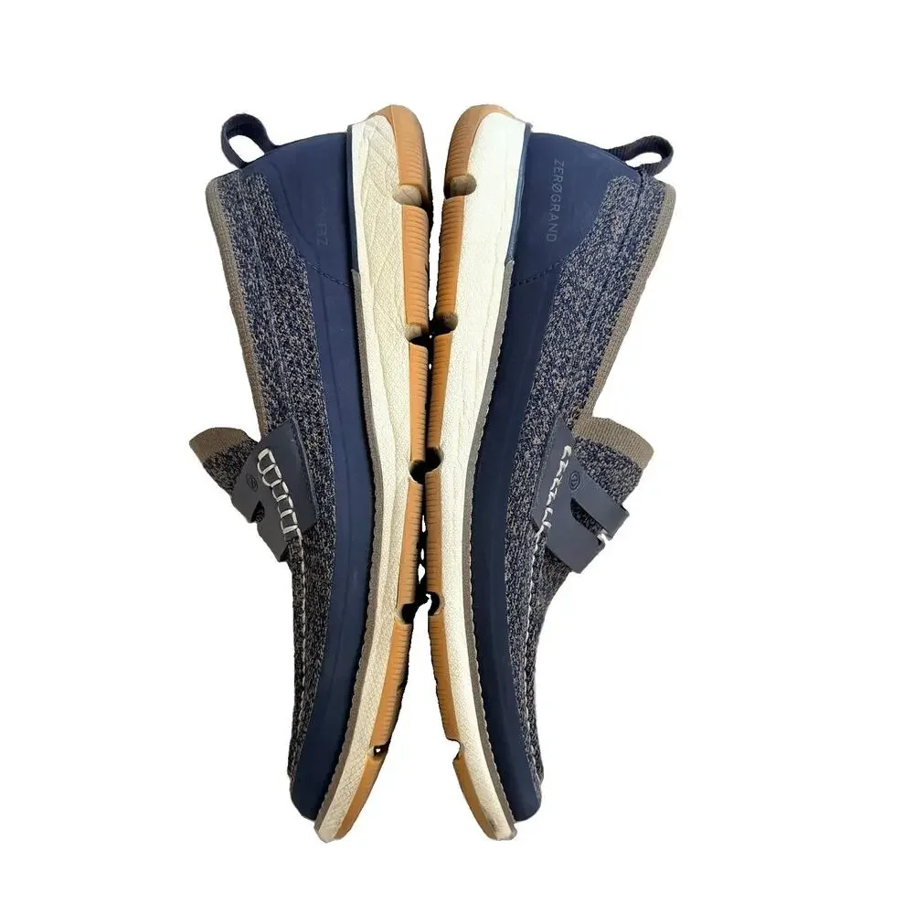 Cole Haan ZeroGrand Stitchlite Navy Deck Loafers Shoes Men's 10.5 M